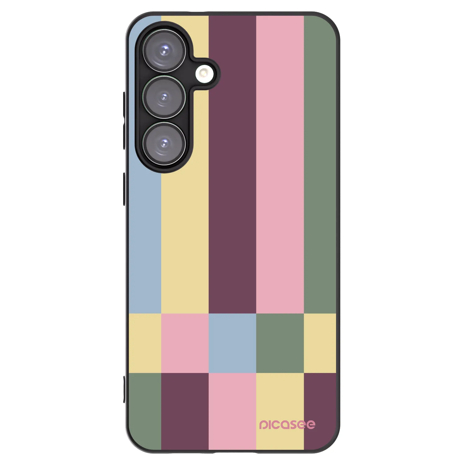 Picasee silikonowe czarne etui na Samsung Galaxy S25+ 5G - Lobby tiles