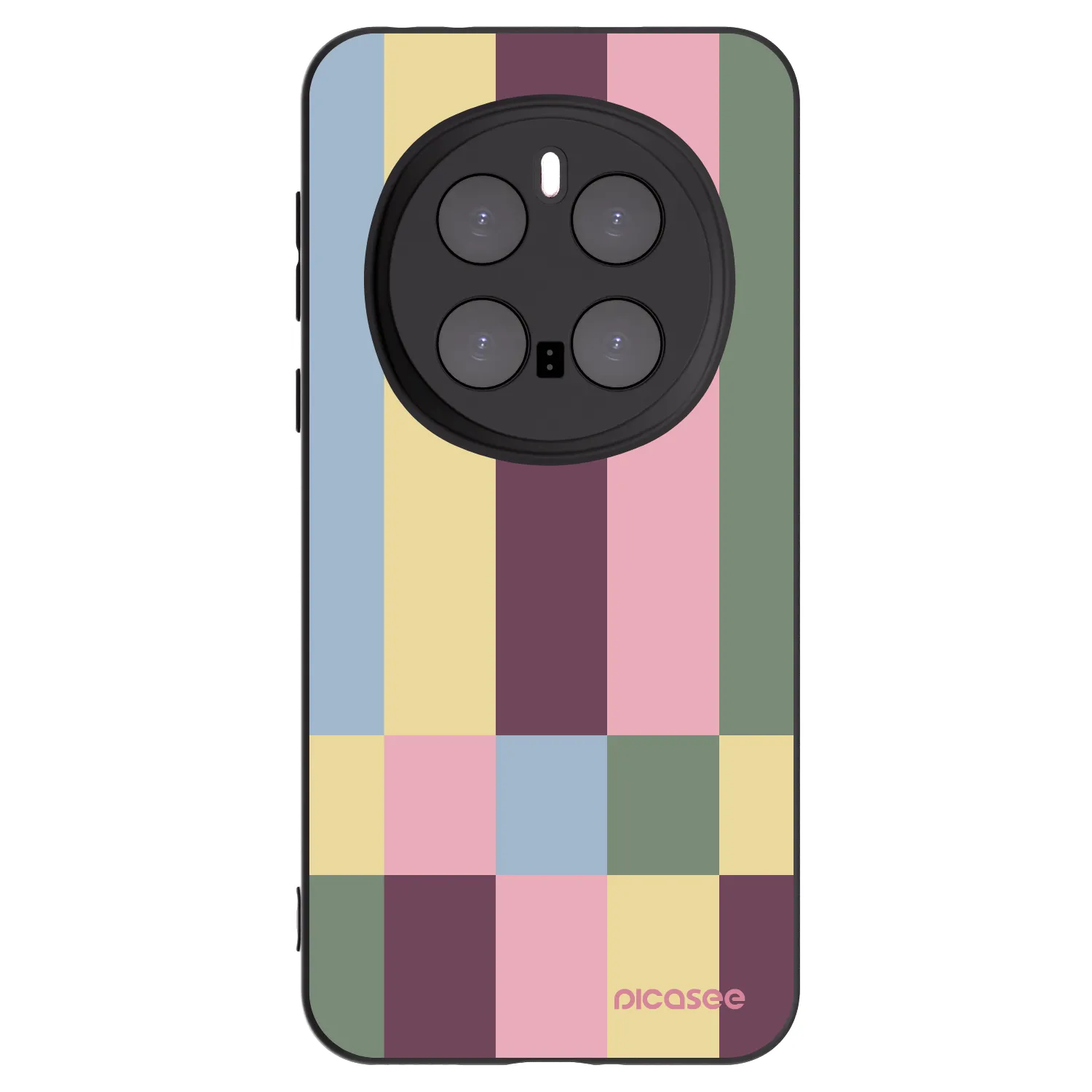 Picasee silikonowe czarne etui na Honor Magic7 Pro 5G - Lobby tiles