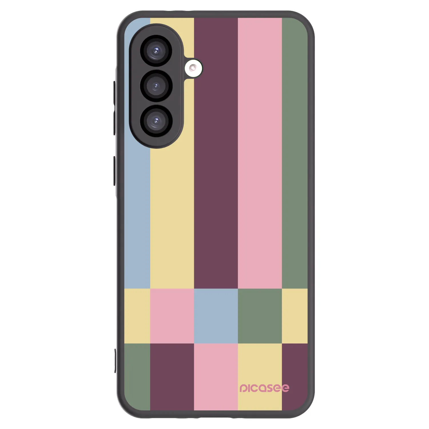 Picasee silikonowe czarne etui na Samsung Galaxy A26 5G A266B - Lobby tiles
