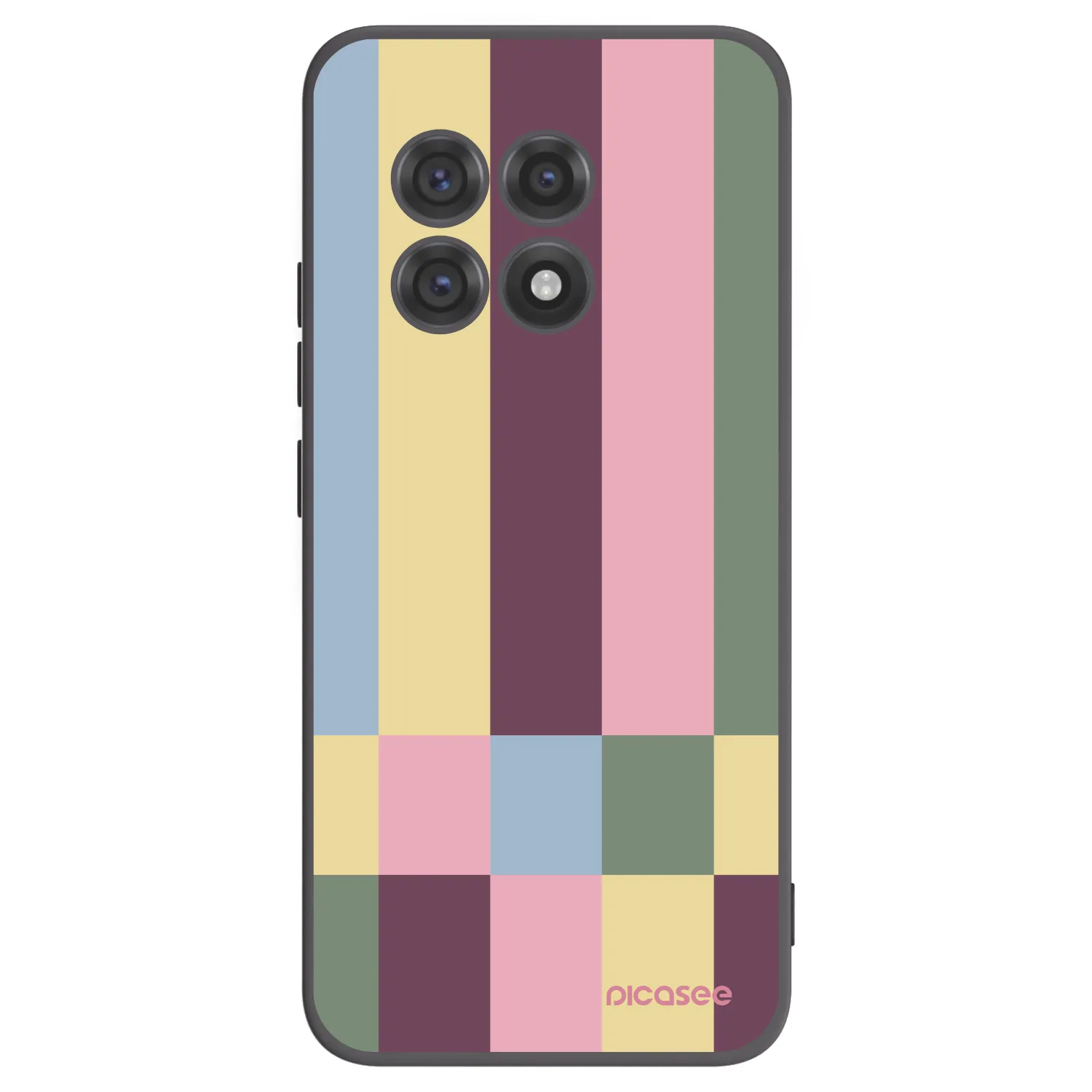 Picasee silikonowe czarne etui na OnePlus 13R 5G - Lobby tiles