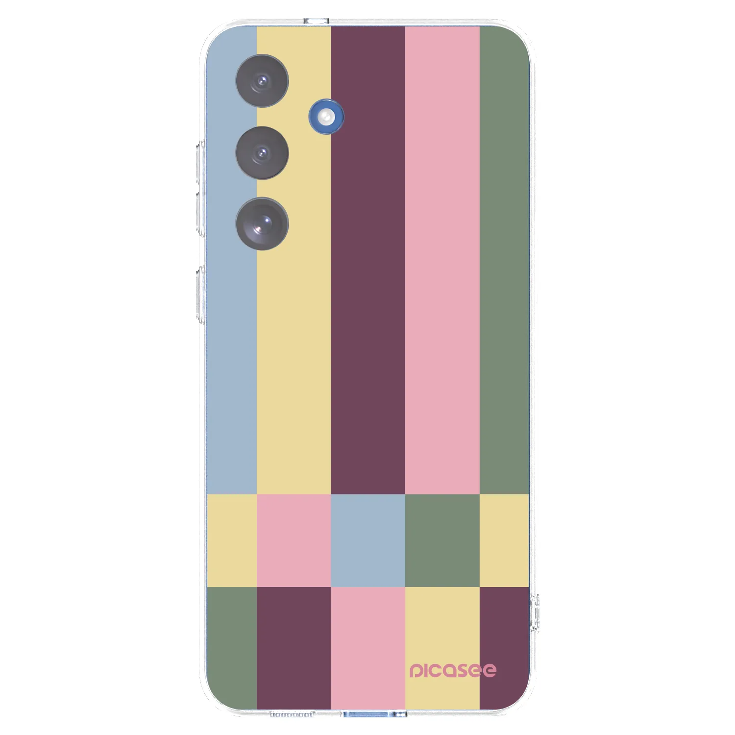 Picasee silikonowe przeźroczyste etui na Samsung Galaxy S25 FE 5G - Lobby tiles