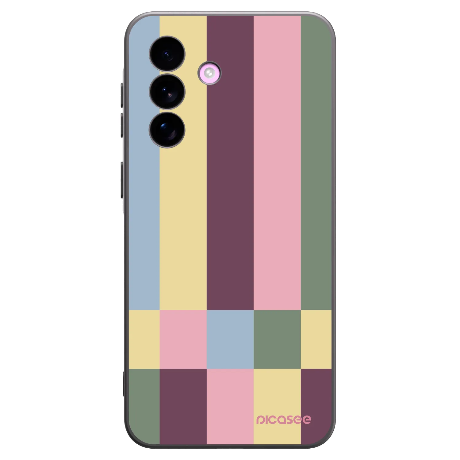 Picasee silikonowe czarne etui na Samsung Galaxy A57 5G - Lobby tiles