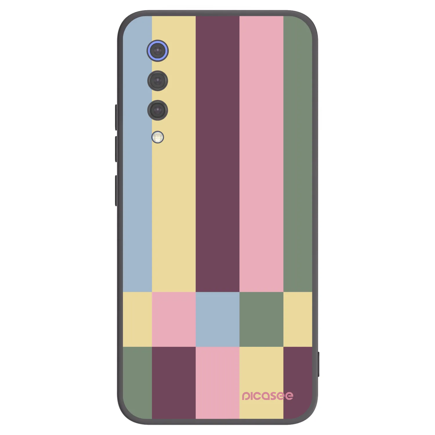 Picasee silikonowe czarne etui na Xiaomi Mi 9 SE - Lobby tiles