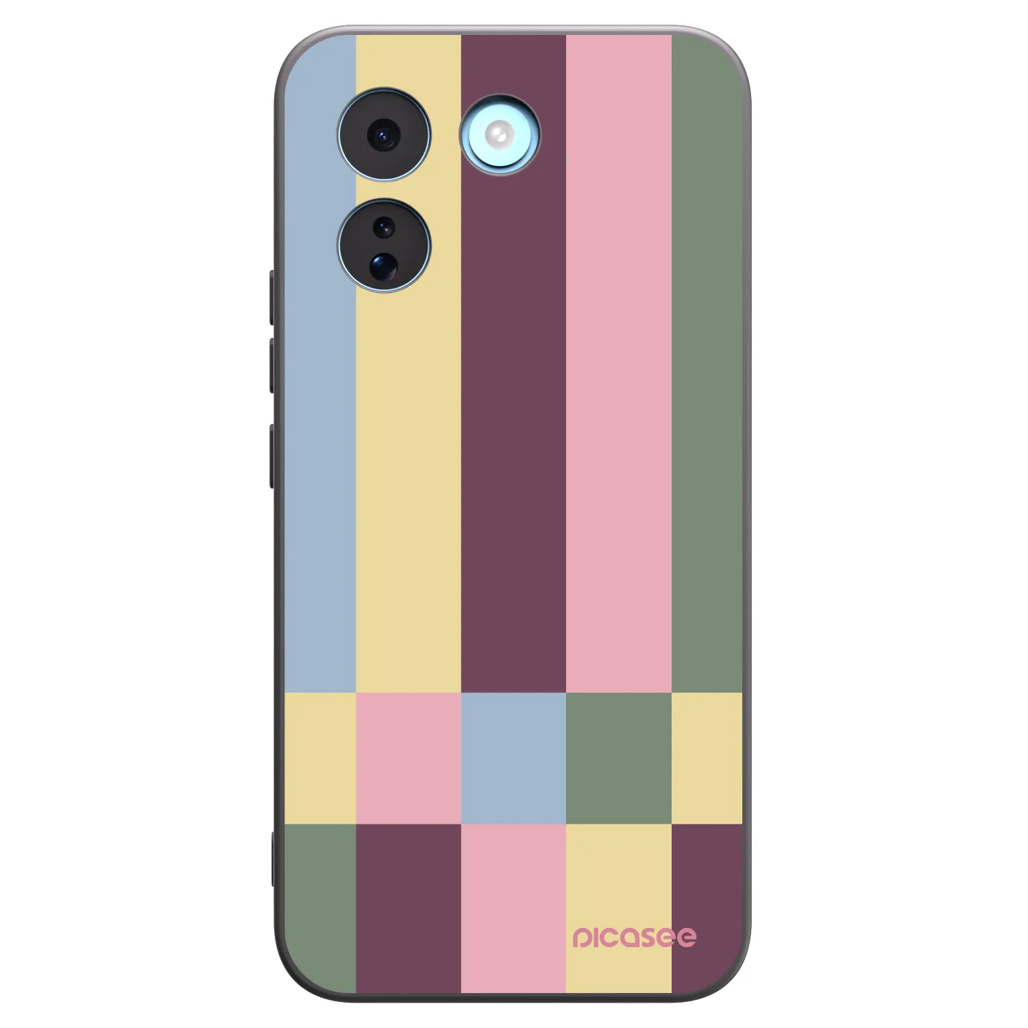 Picasee silikonowe czarne etui na Xiaomi Redmi Note 17 Pro MAX 5G - Lobby tiles