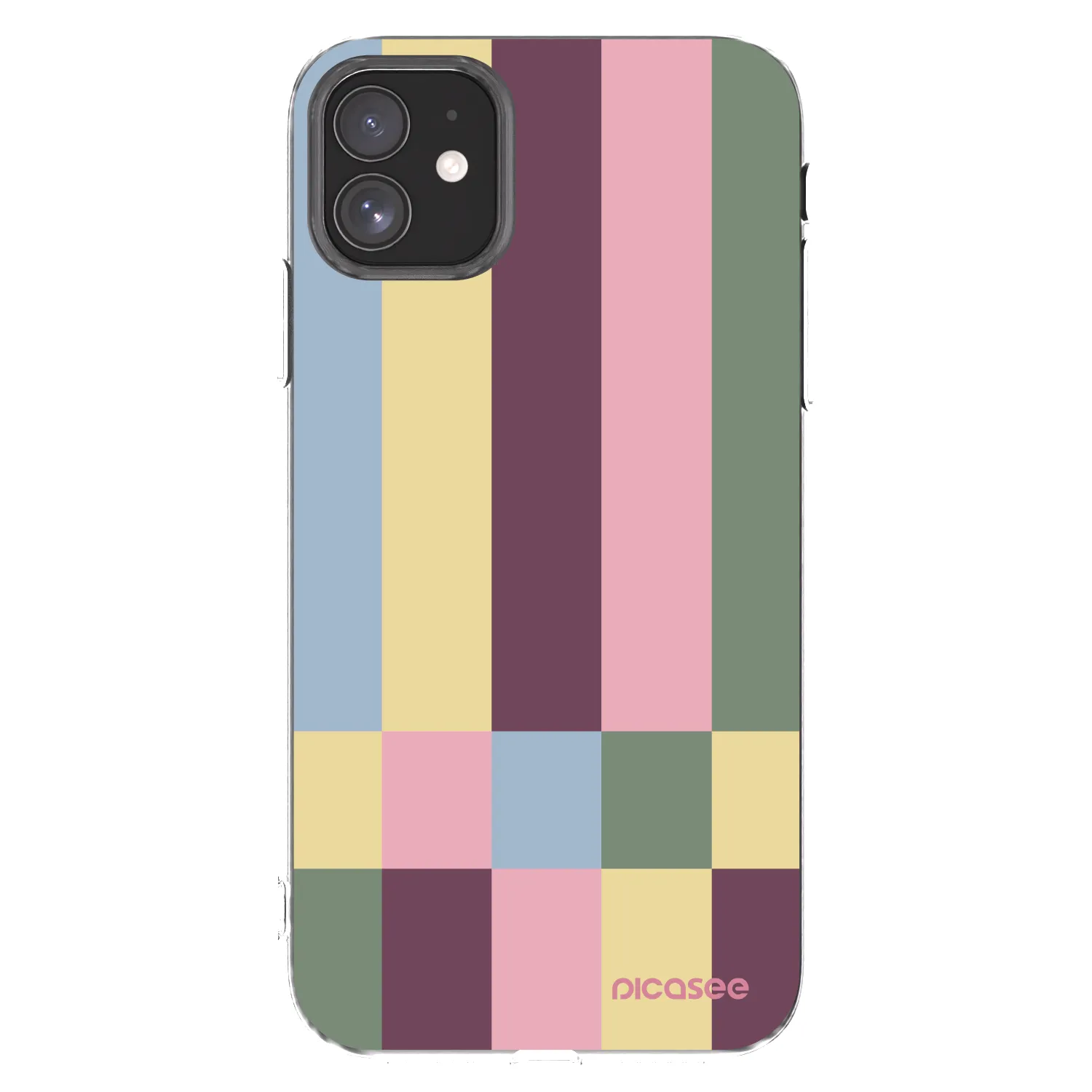 Picasee silikonowe przeźroczyste etui na Apple iPhone 11 - Lobby tiles