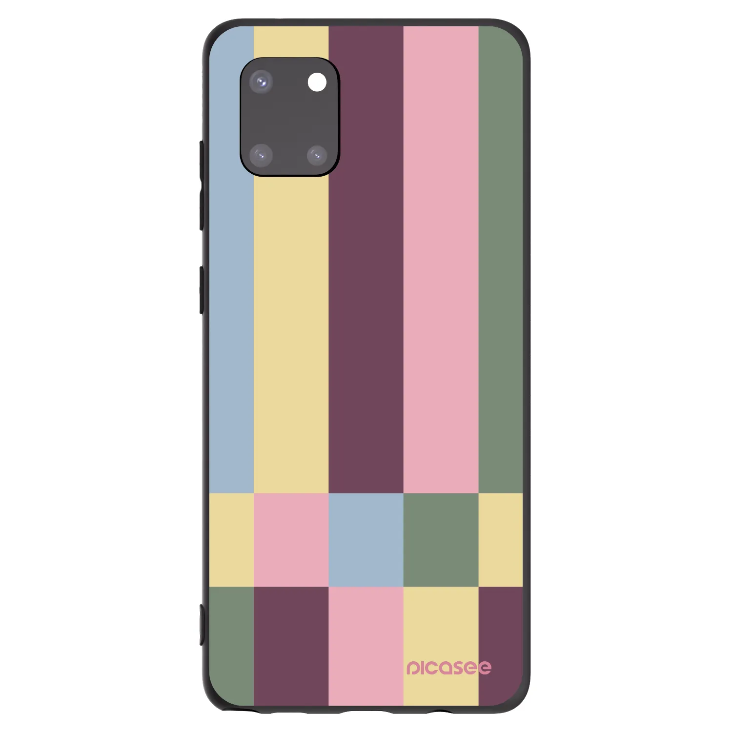 Picasee silikonowe czarne etui na Samsung Galaxy Note 10 Lite N770F - Lobby tiles