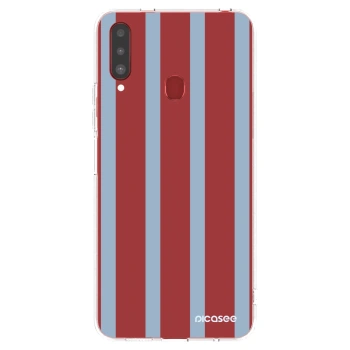 Picasee silikonowe przeźroczyste etui na Samsung Galaxy A20s - Lounge pass