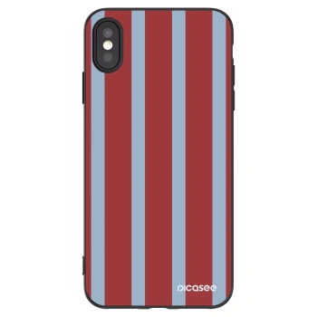 Picasee silikonowe czarne etui na Apple iPhone XS Max - Lounge pass