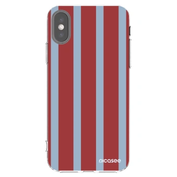Picasee silikonowe przeźroczyste etui na Apple iPhone X/XS - Lounge pass