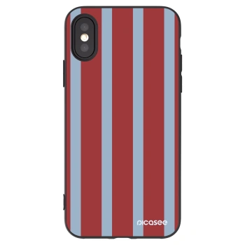 Picasee silikonowe czarne etui na Apple iPhone X/XS - Lounge pass