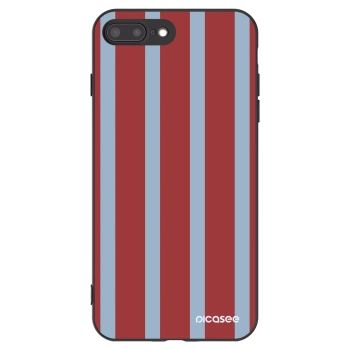 Picasee silikonowe czarne etui na Apple iPhone 8 Plus - Lounge pass