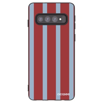 Picasee silikonowe czarne etui na Samsung Galaxy S10 G973 - Lounge pass