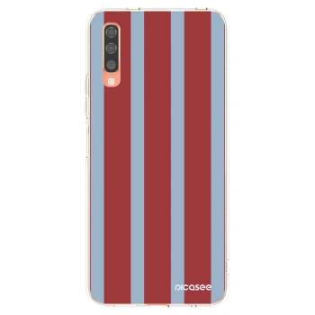 Picasee silikonowe przeźroczyste etui na Samsung Galaxy A70 A705F - Lounge pass