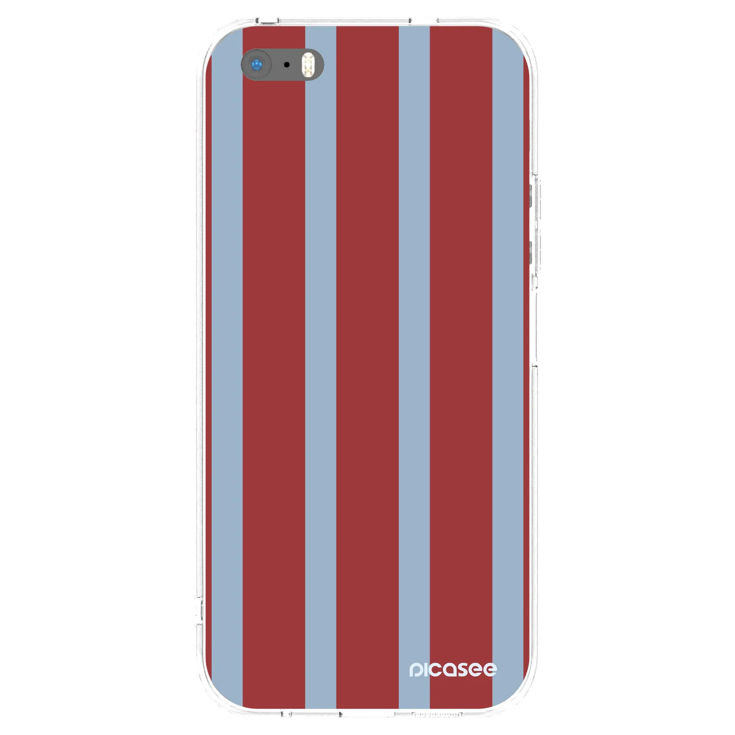 Picasee silikonowe przeźroczyste etui na Apple iPhone 5/5S/SE - Lounge pass