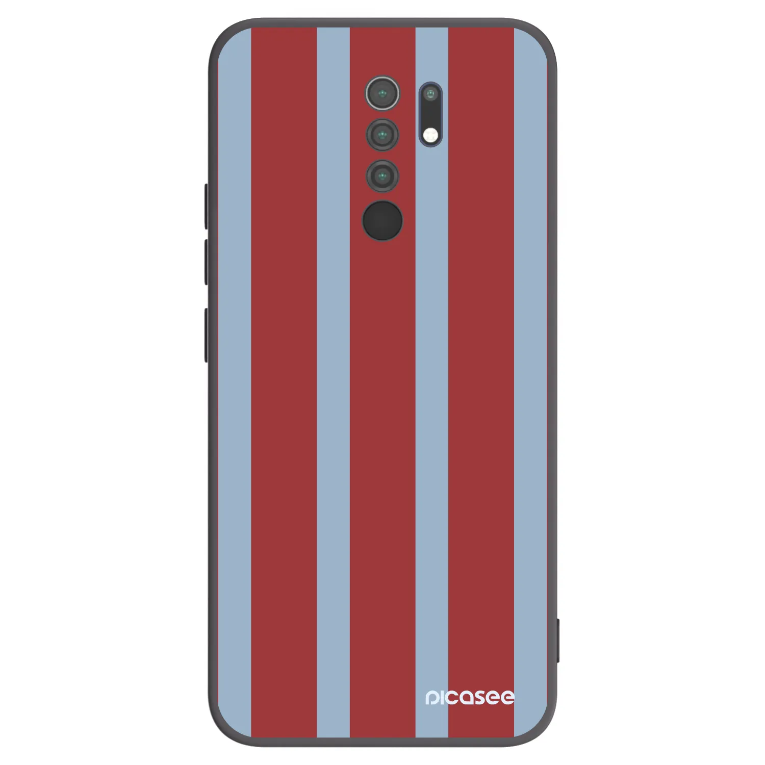 Picasee silikonowe czarne etui na Xiaomi Redmi 9 - Lounge pass