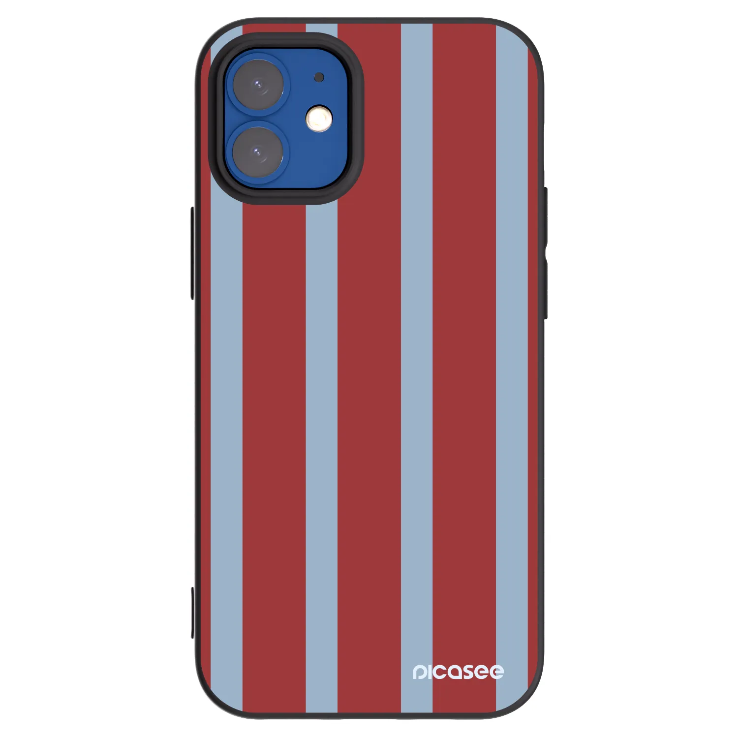 Picasee silikonowe czarne etui na Apple iPhone 12 mini - Lounge pass