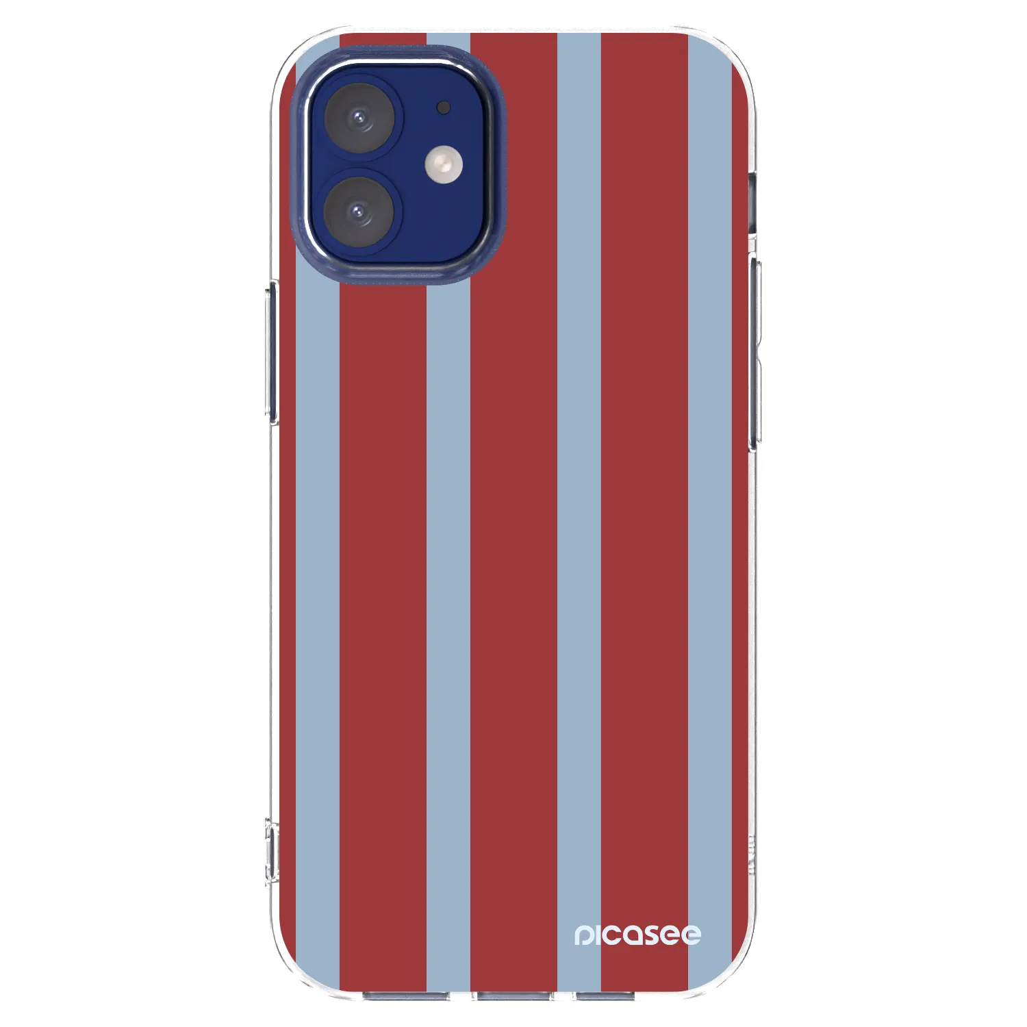 Picasee silikonowe przeźroczyste etui na Apple iPhone 12 mini - Lounge pass