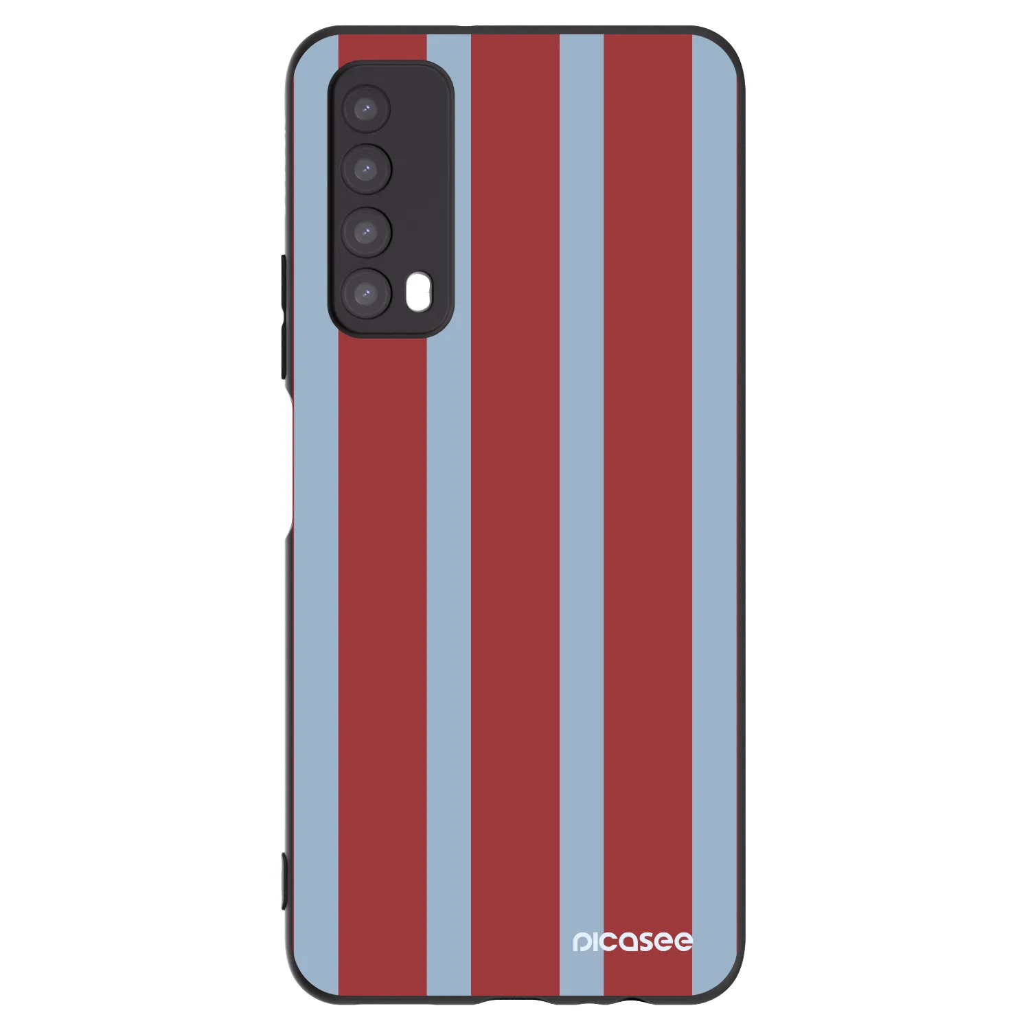 Picasee silikonowe czarne etui na Huawei P Smart 2021 - Lounge pass