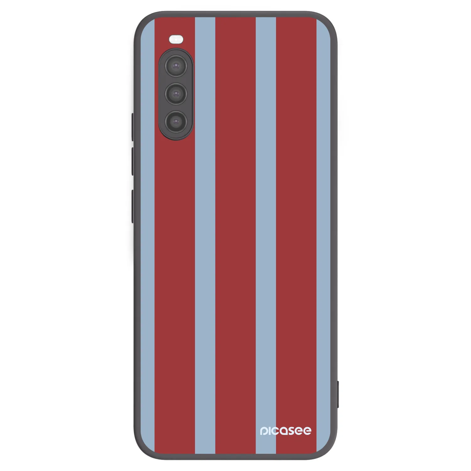 Picasee silikonowe czarne etui na Sony Xperia 10 II - Lounge pass