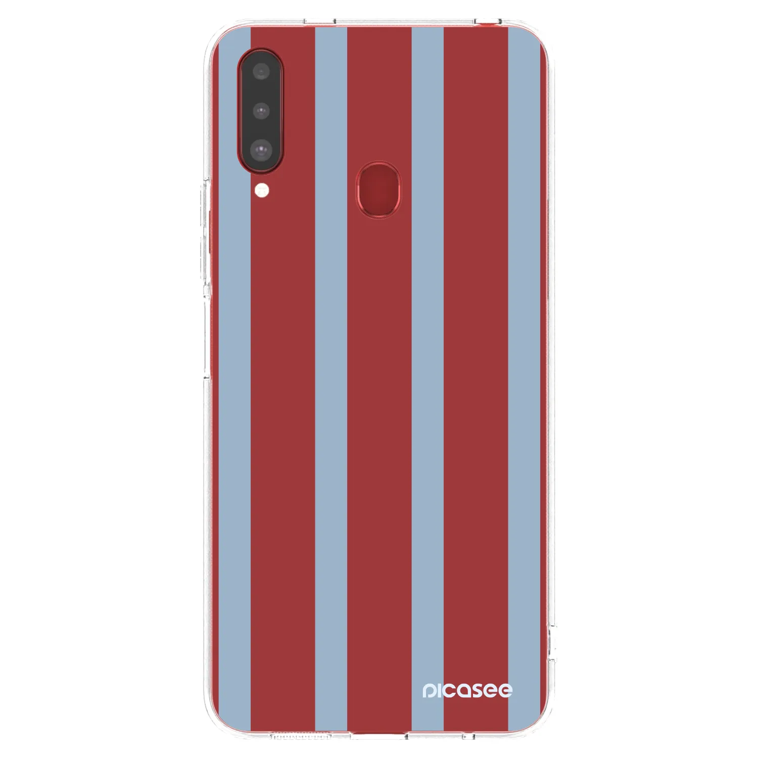 Picasee silikonowe przeźroczyste etui na Samsung Galaxy A20s - Lounge pass