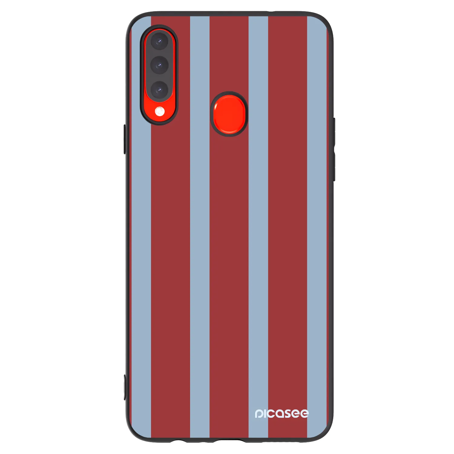 Picasee silikonowe czarne etui na Samsung Galaxy A20s - Lounge pass