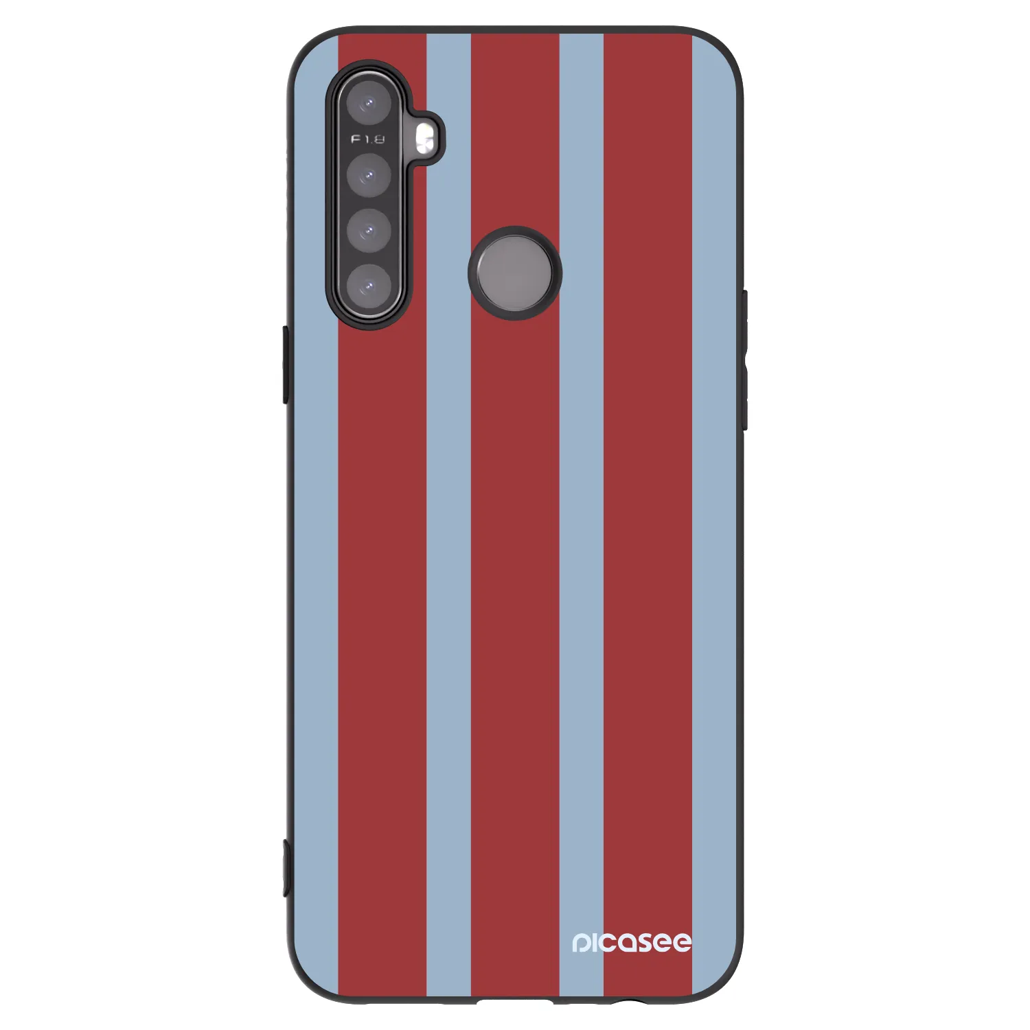 Picasee silikonowe czarne etui na Realme 5 - Lounge pass
