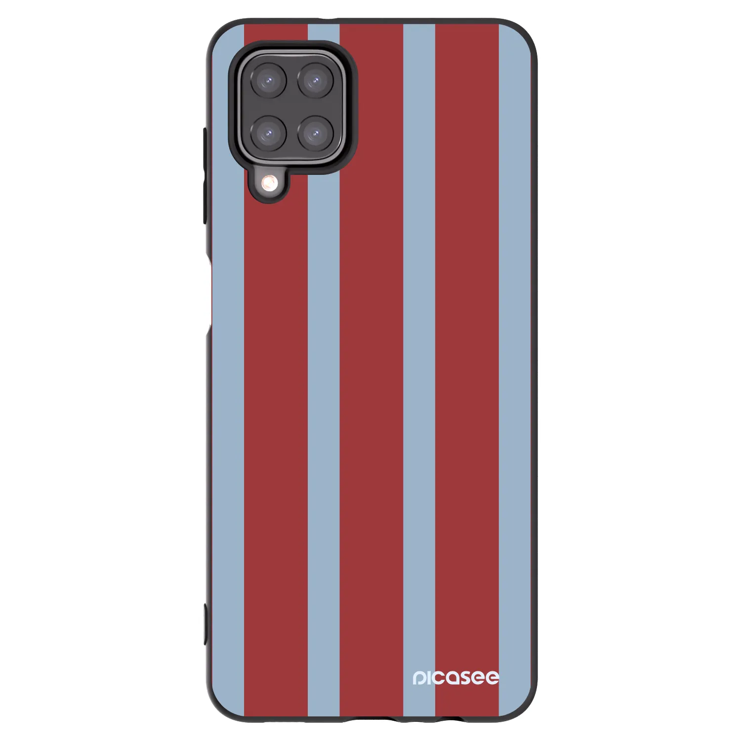 Picasee silikonowe czarne etui na Samsung Galaxy A12 A125F - Lounge pass