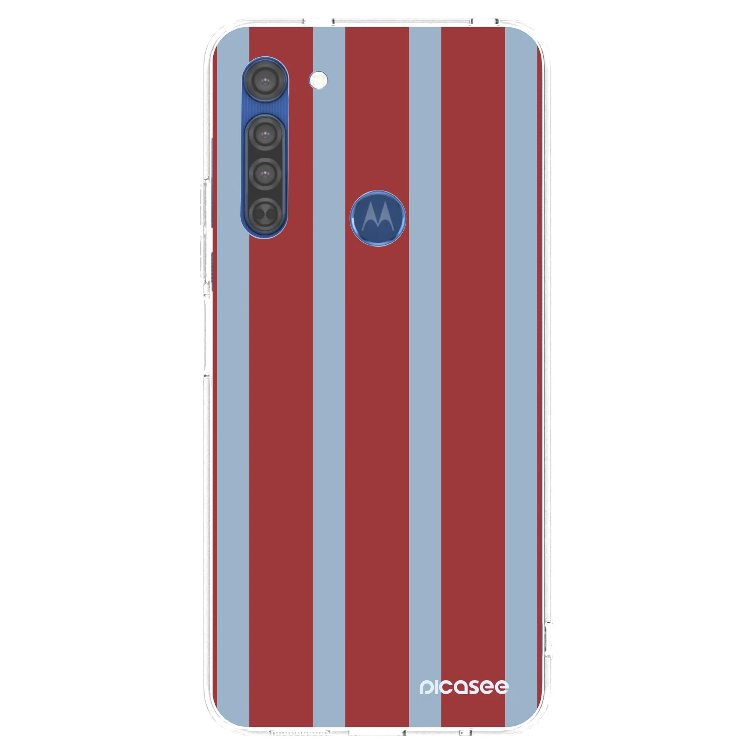 Picasee silikonowe przeźroczyste etui na Motorola Moto G8 - Lounge pass