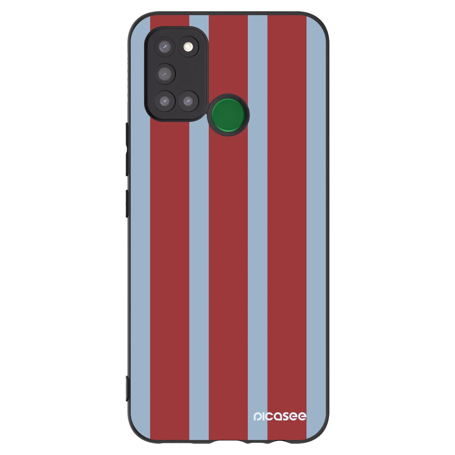 Picasee silikonowe czarne etui na Realme 7i - Lounge pass