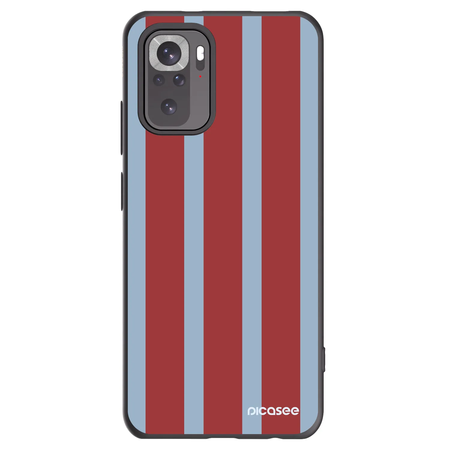Picasee silikonowe czarne etui na Xiaomi Redmi Note 10S - Lounge pass