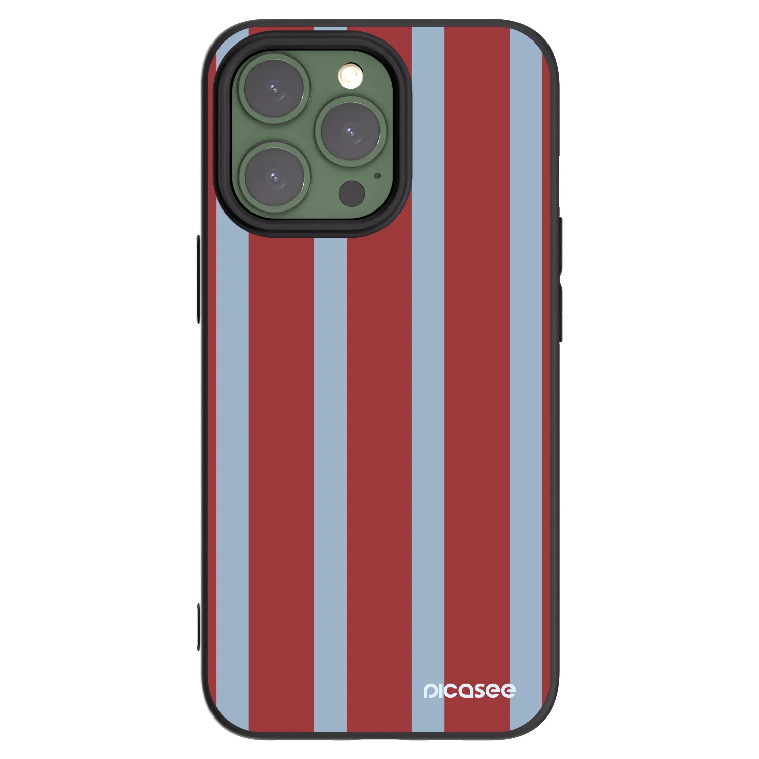 Picasee silikonowe czarne etui na Apple iPhone 13 Pro - Lounge pass