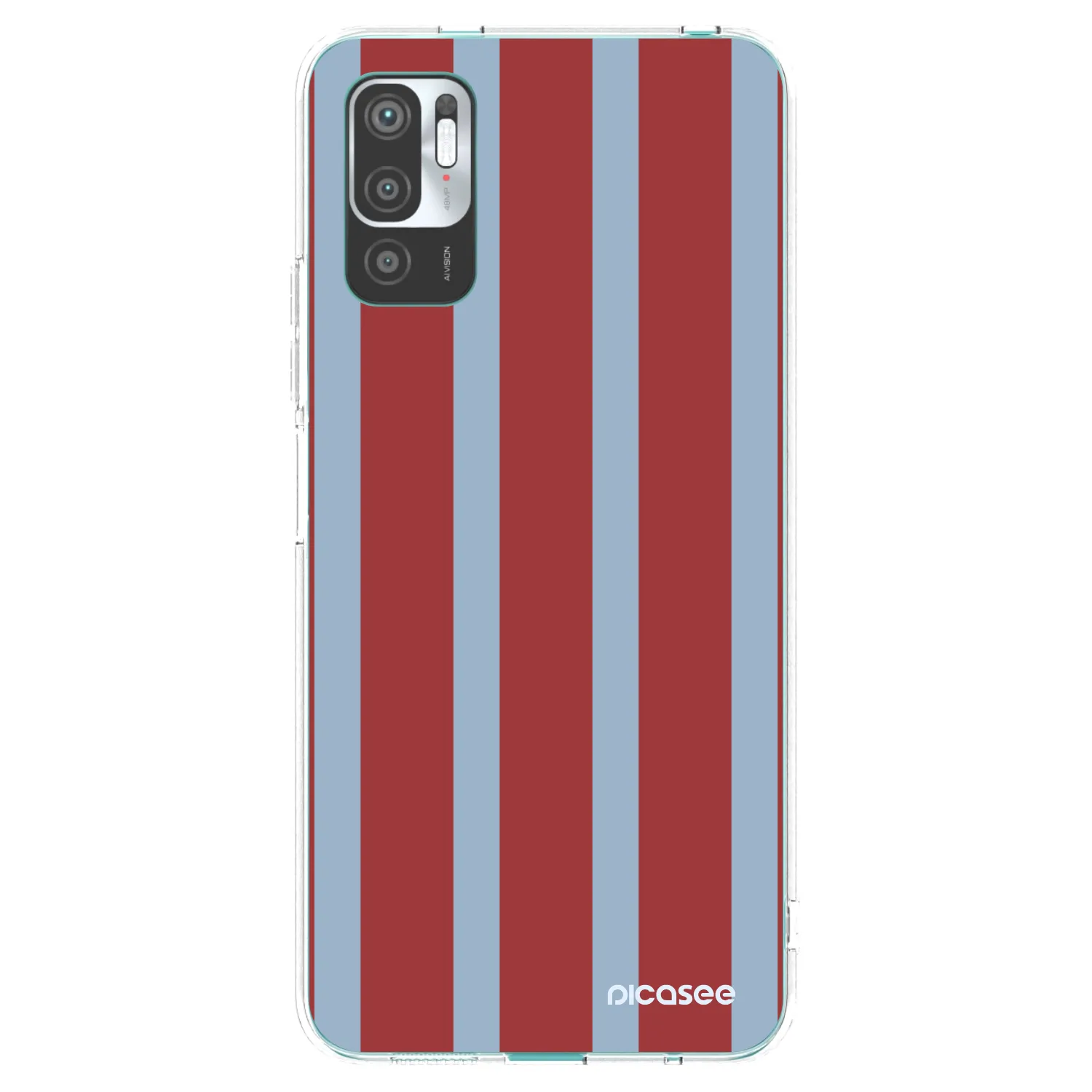 Picasee silikonowe przeźroczyste etui na Xiaomi Redmi Note 10 5G - Lounge pass