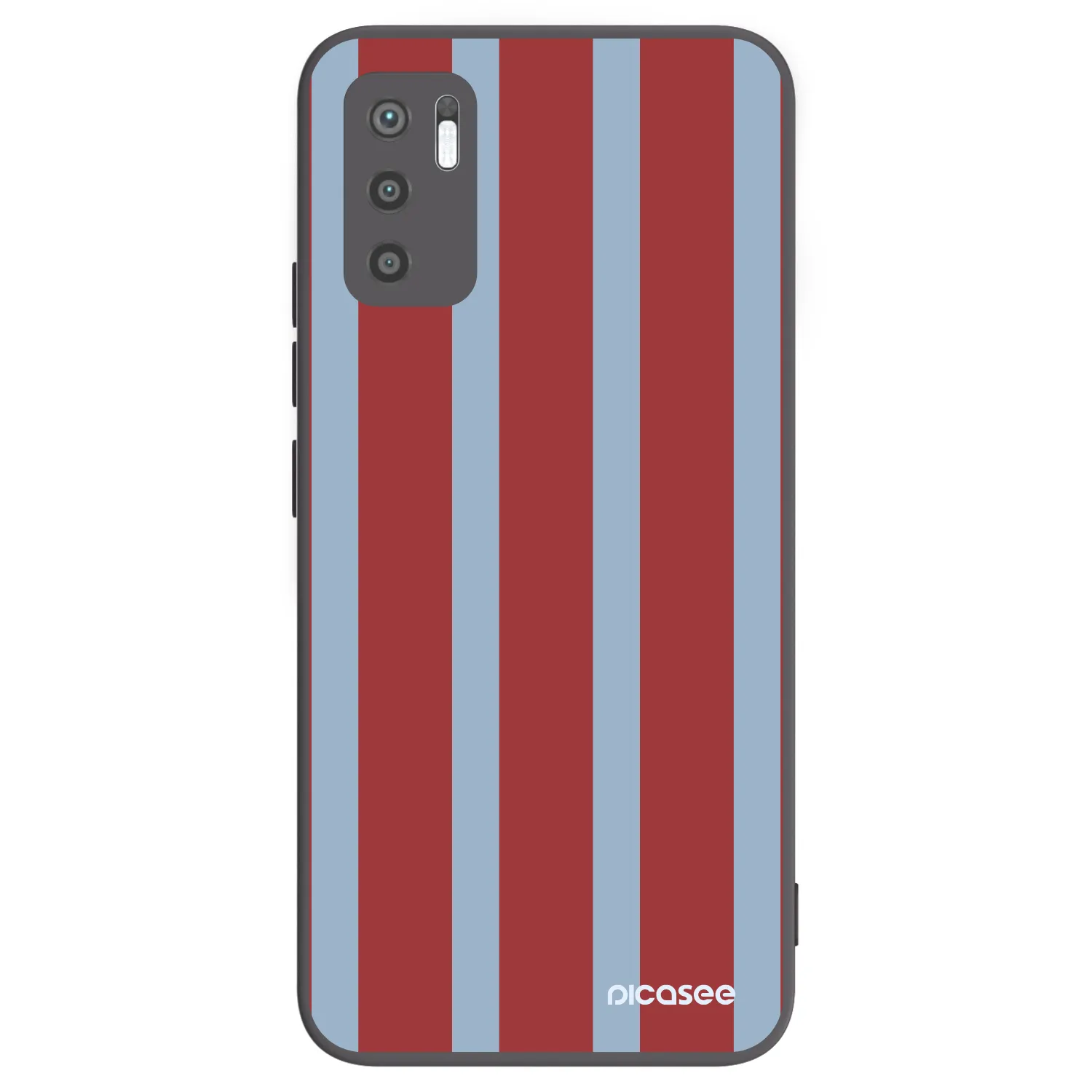 Picasee silikonowe czarne etui na Xiaomi Redmi Note 10 5G - Lounge pass