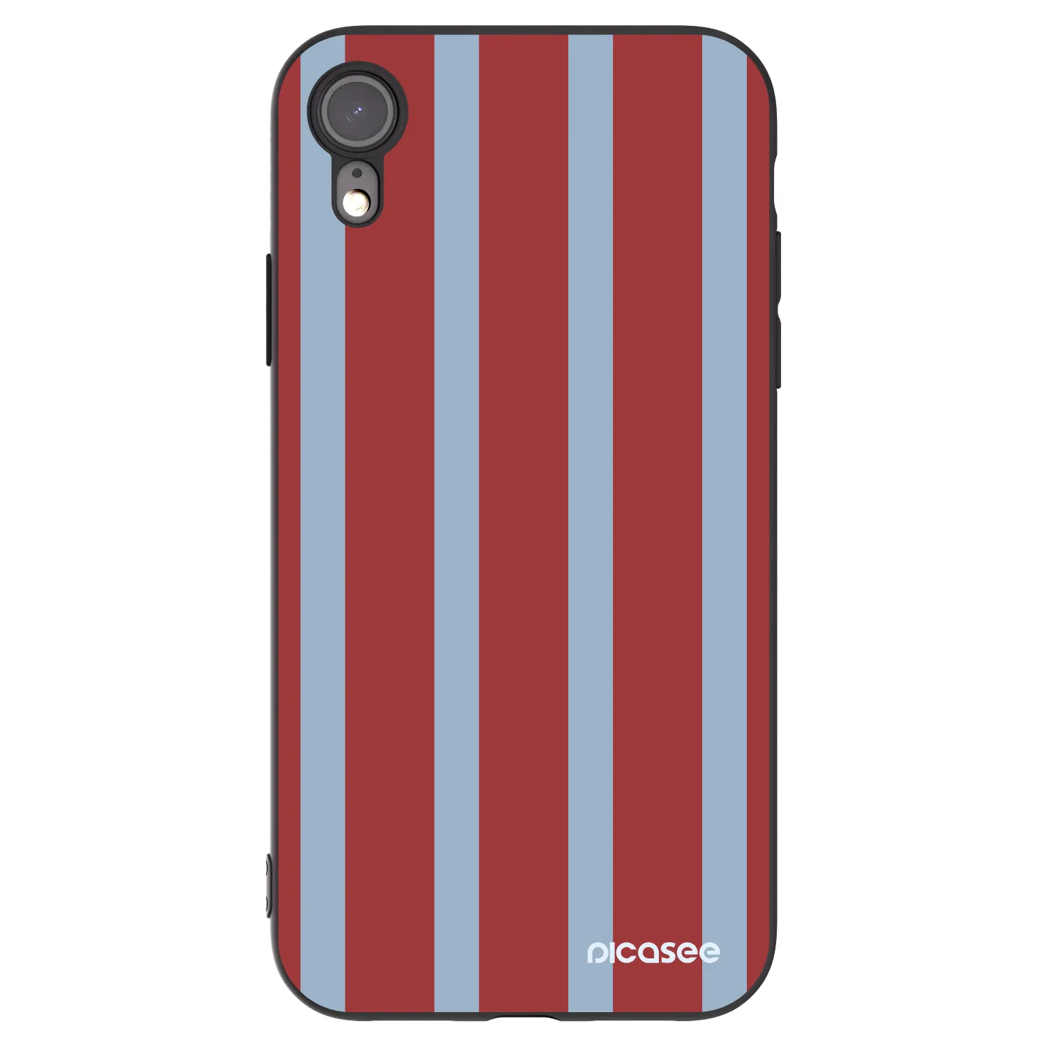 Picasee silikonowe czarne etui na Apple iPhone XR - Lounge pass