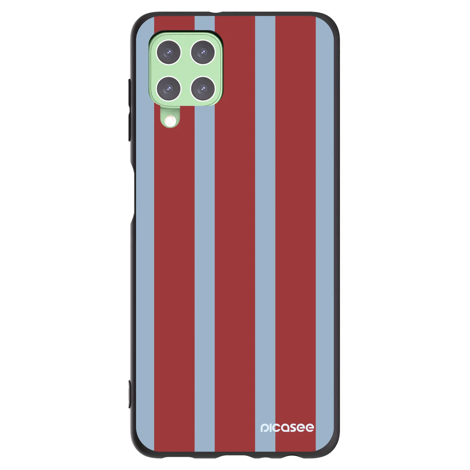 Picasee silikonowe czarne etui na Samsung Galaxy A22 A225F 4G - Lounge pass