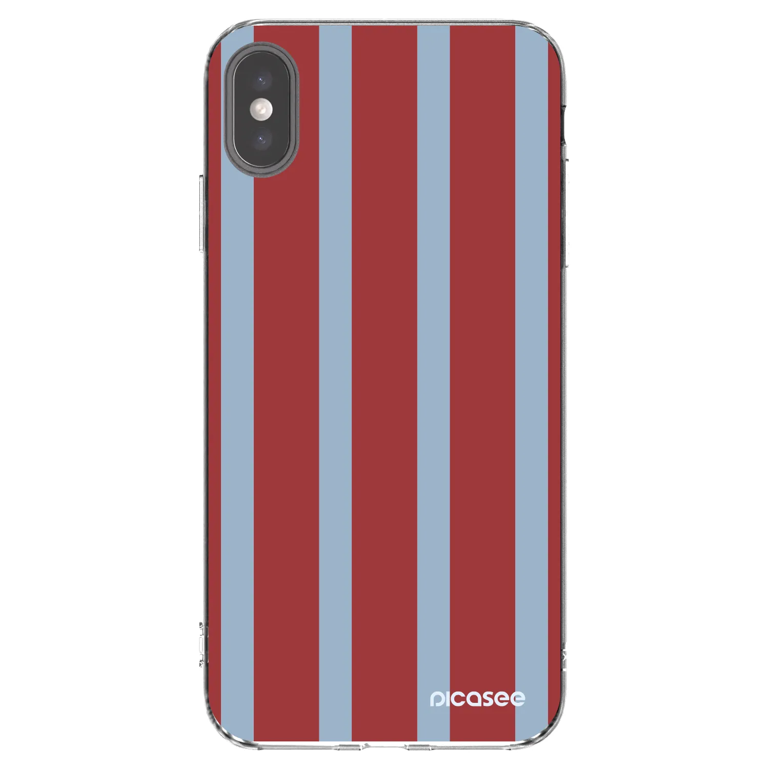 Picasee silikonowe przeźroczyste etui na Apple iPhone XS Max - Lounge pass