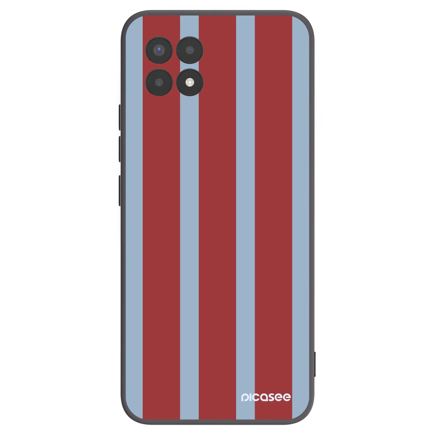 Picasee silikonowe czarne etui na Realme 8i - Lounge pass