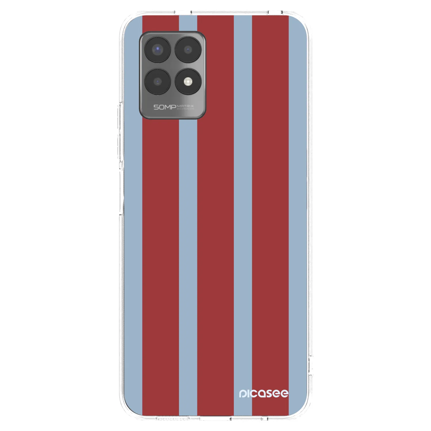 Picasee silikonowe przeźroczyste etui na Realme 8i - Lounge pass