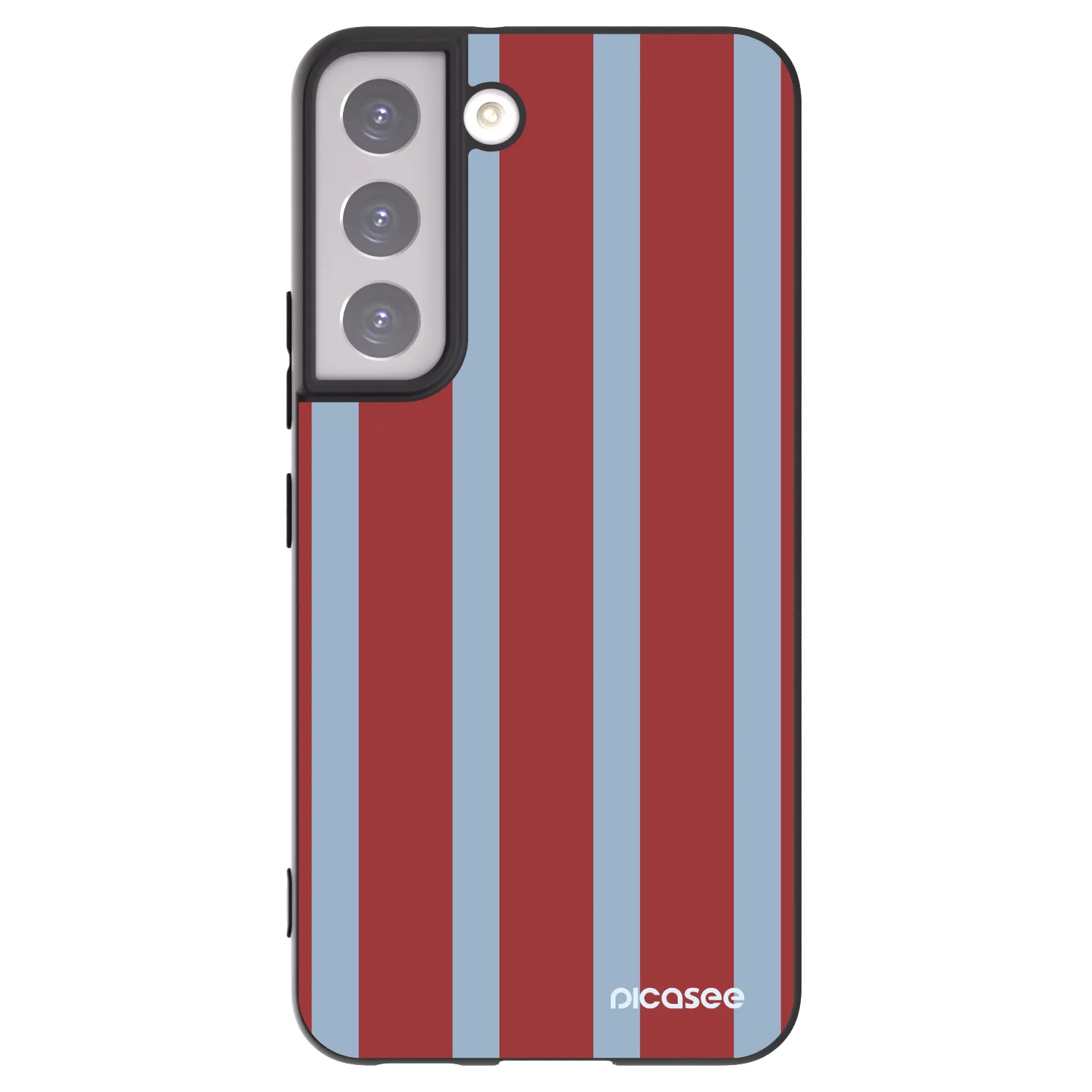 Picasee silikonowe czarne etui na Samsung Galaxy S22 5G - Lounge pass