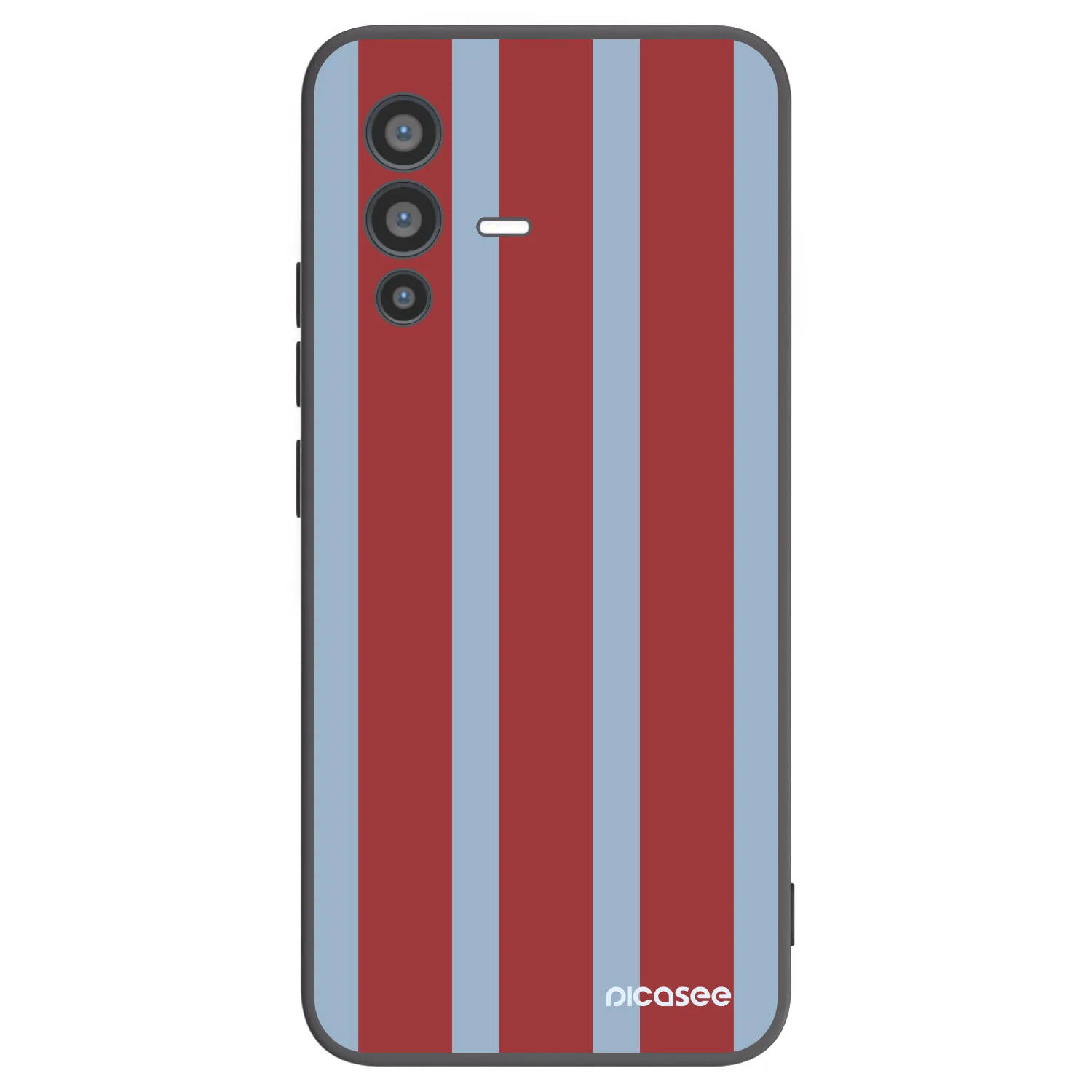 Picasee silikonowe czarne etui na Vivo V23 5G - Lounge pass
