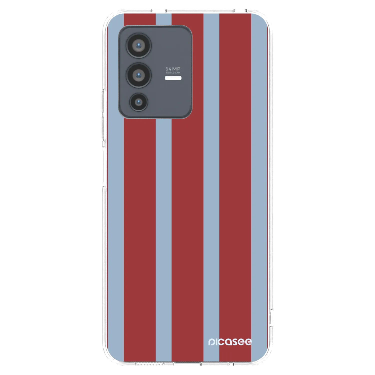 Picasee silikonowe przeźroczyste etui na Vivo V23 5G - Lounge pass