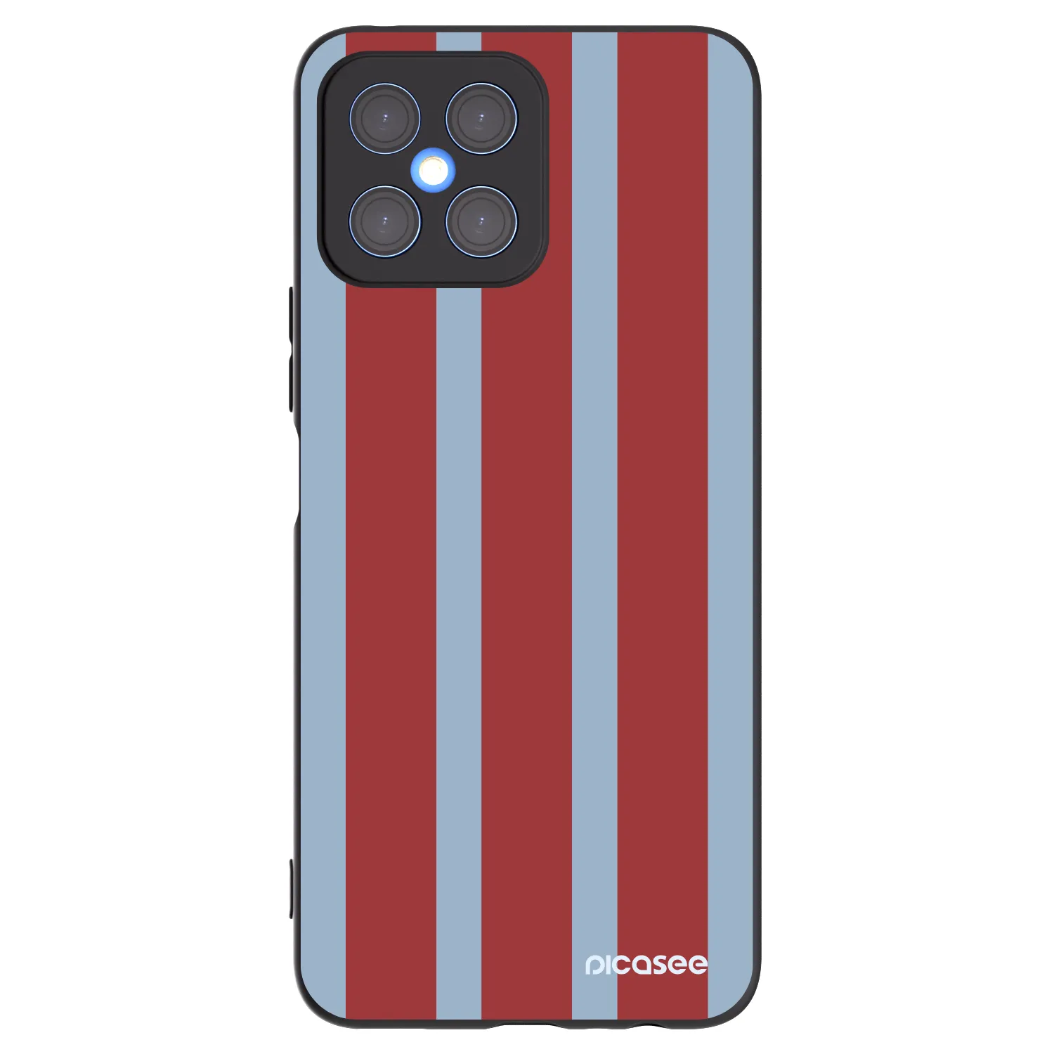 Picasee silikonowe czarne etui na Honor X8 4G - Lounge pass