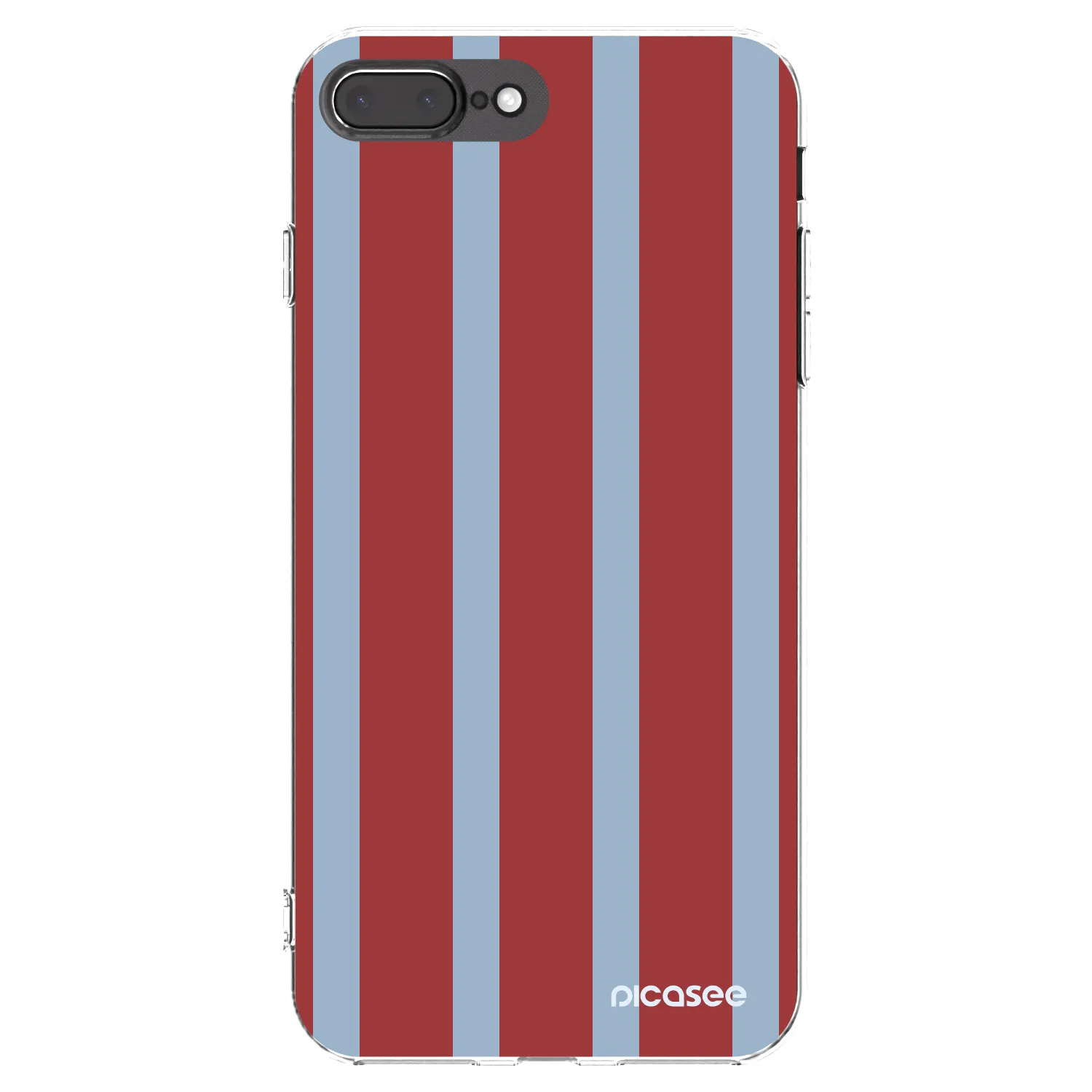 Picasee silikonowe przeźroczyste etui na Apple iPhone 8 Plus - Lounge pass