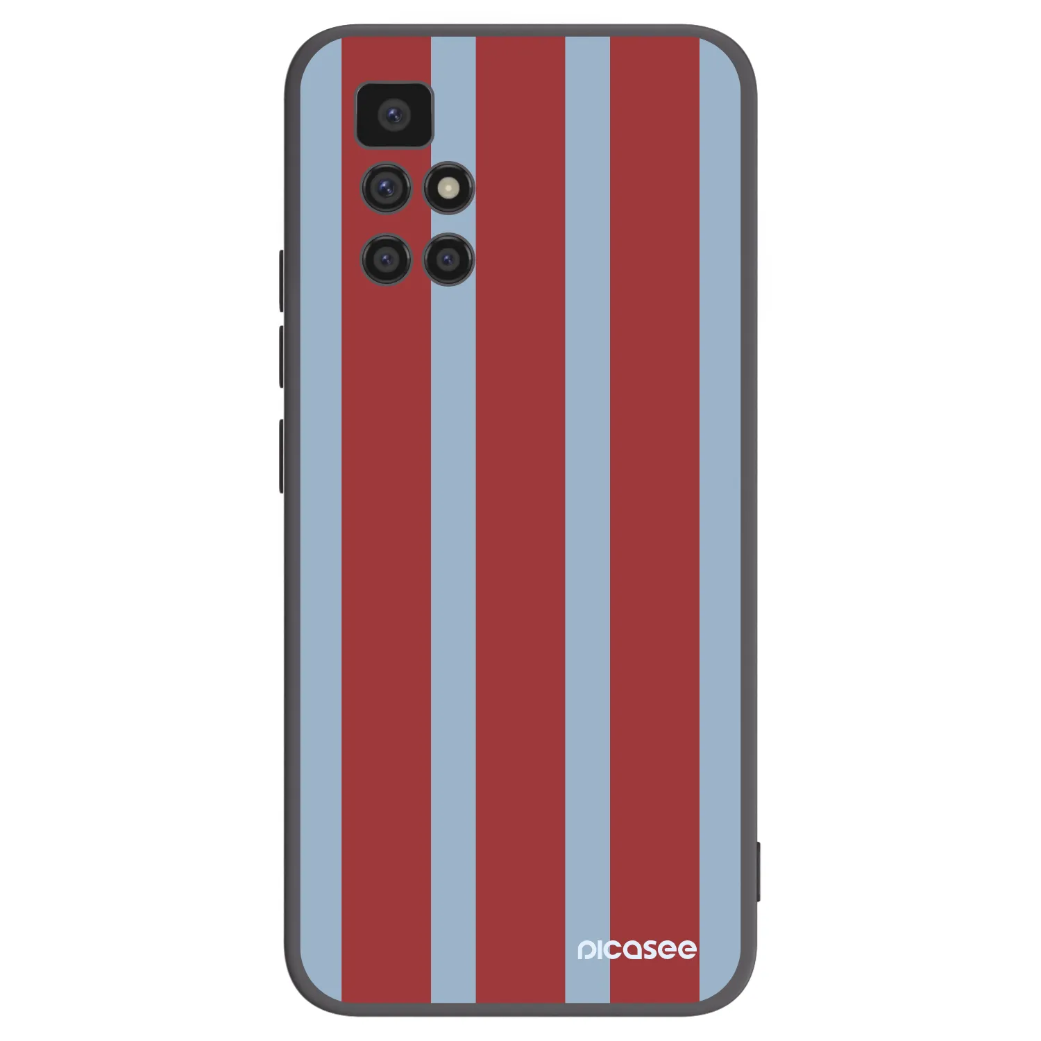 Picasee silikonowe czarne etui na Xiaomi Redmi 10 (2022) - Lounge pass