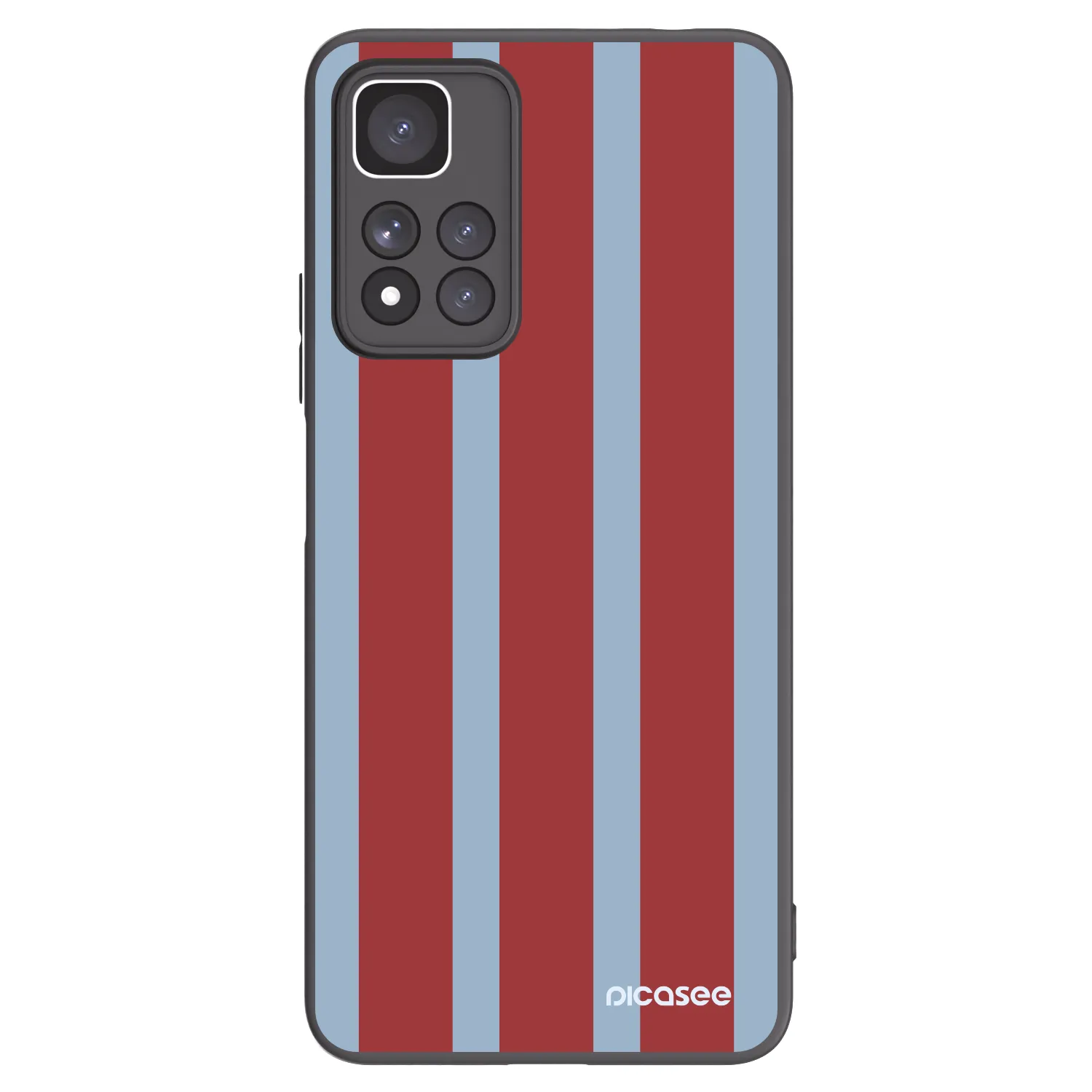 Picasee silikonowe czarne etui na Xiaomi Redmi Note 11 Pro+ 5G - Lounge pass