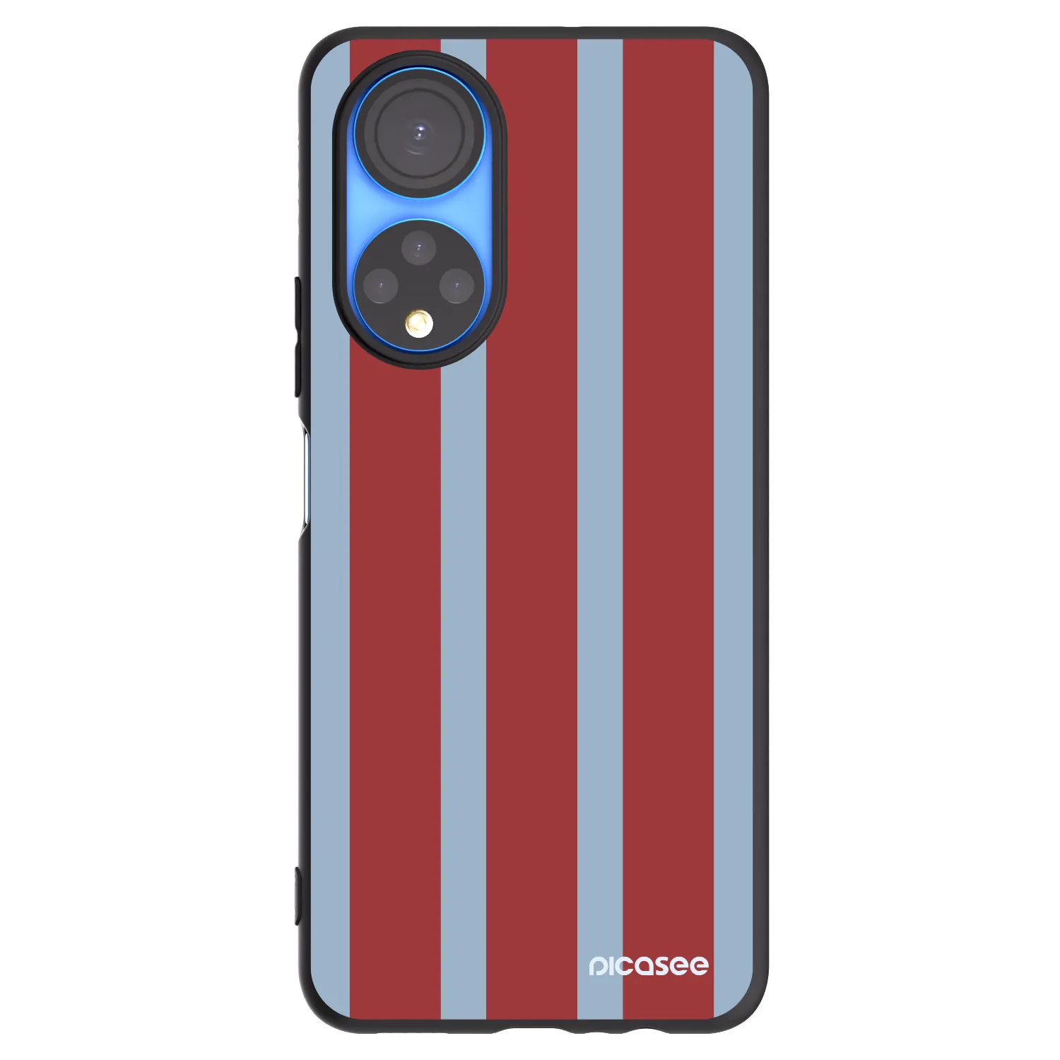 Picasee silikonowe czarne etui na Honor X7 - Lounge pass