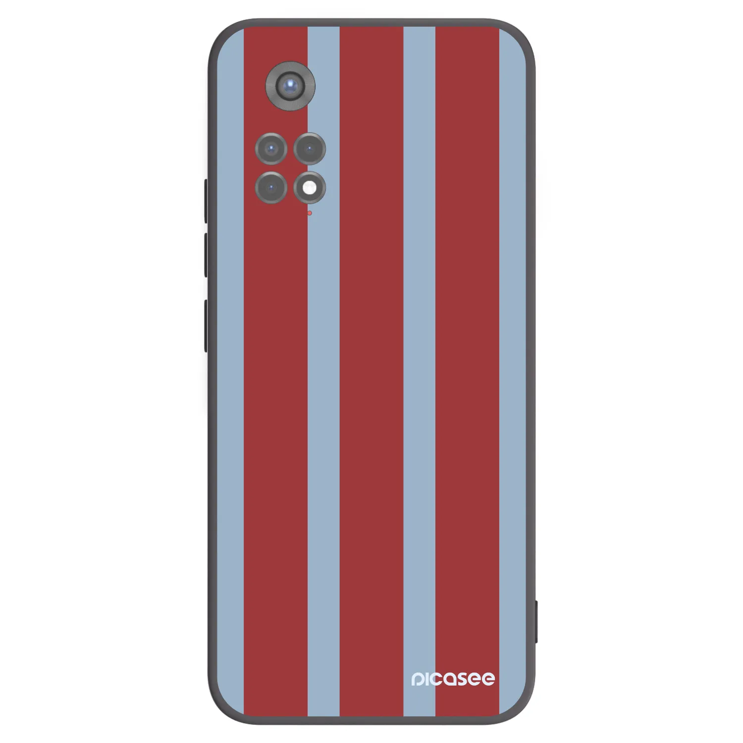 Picasee silikonowe czarne etui na Xiaomi Redmi Note 11S 5G - Lounge pass