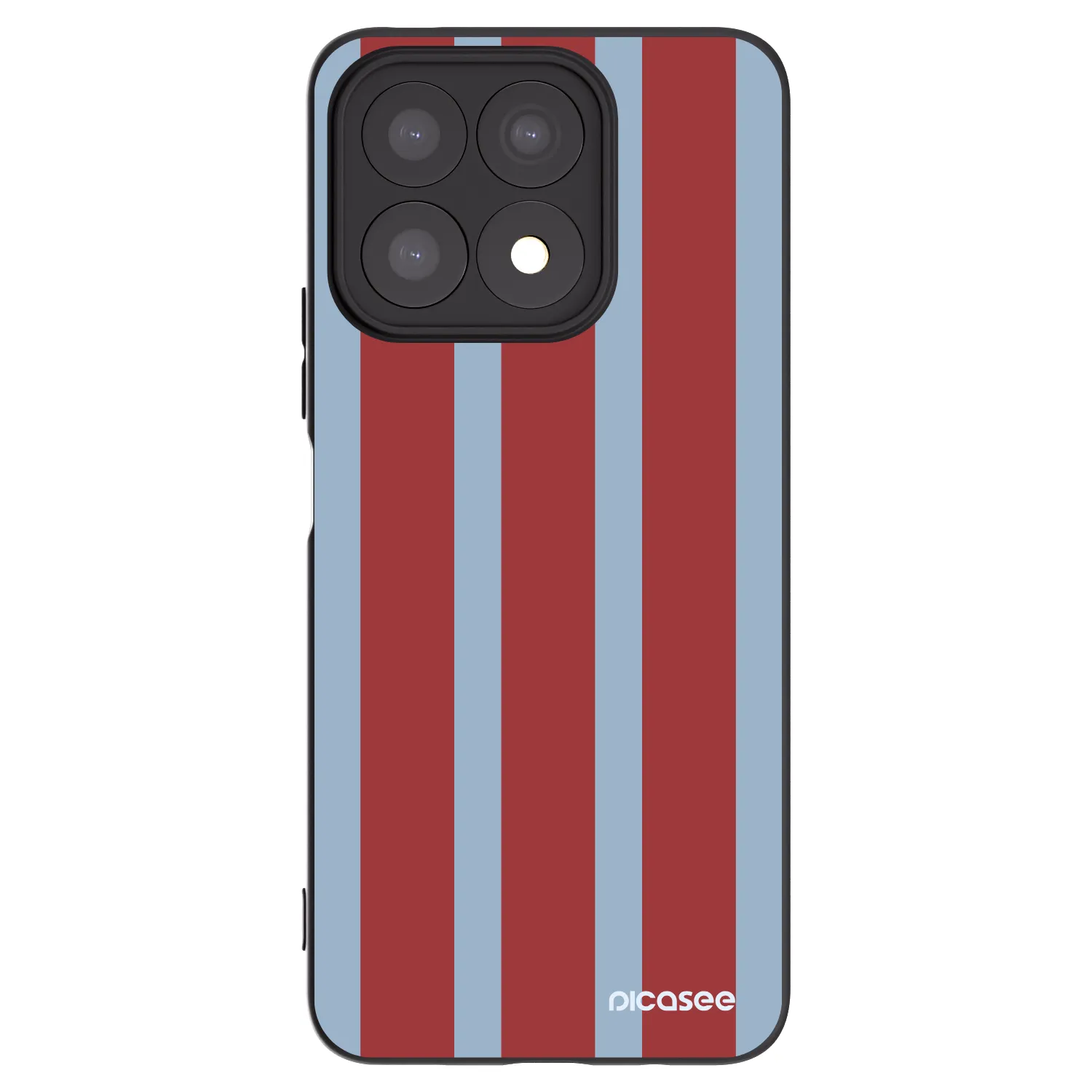 Picasee silikonowe czarne etui na Honor X8a - Lounge pass