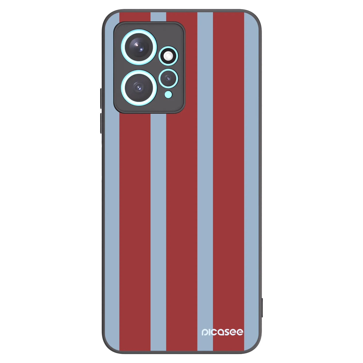 Picasee silikonowe czarne etui na Xiaomi Redmi Note 12 4G - Lounge pass