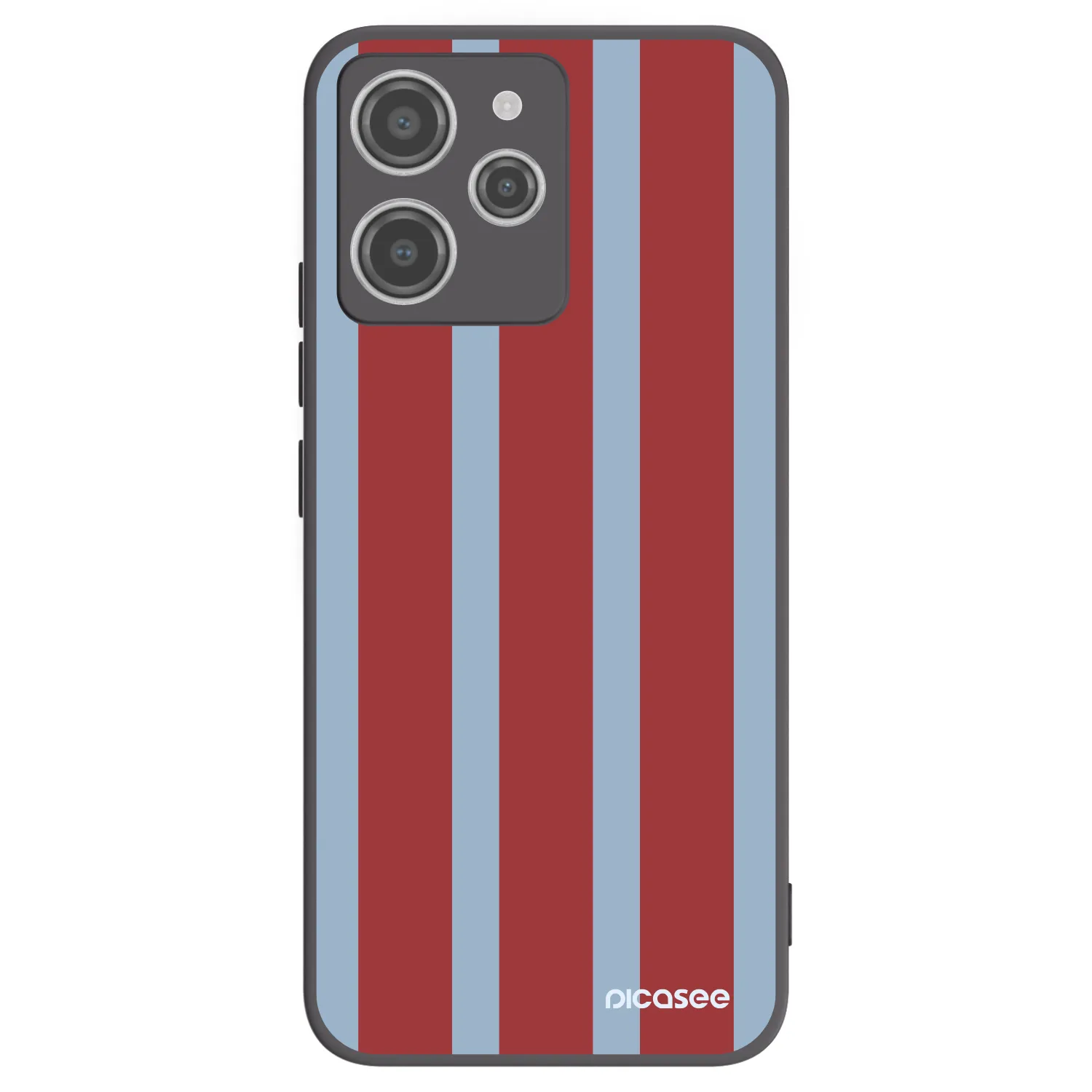 Picasee silikonowe czarne etui na Xiaomi Redmi 12 4G - Lounge pass